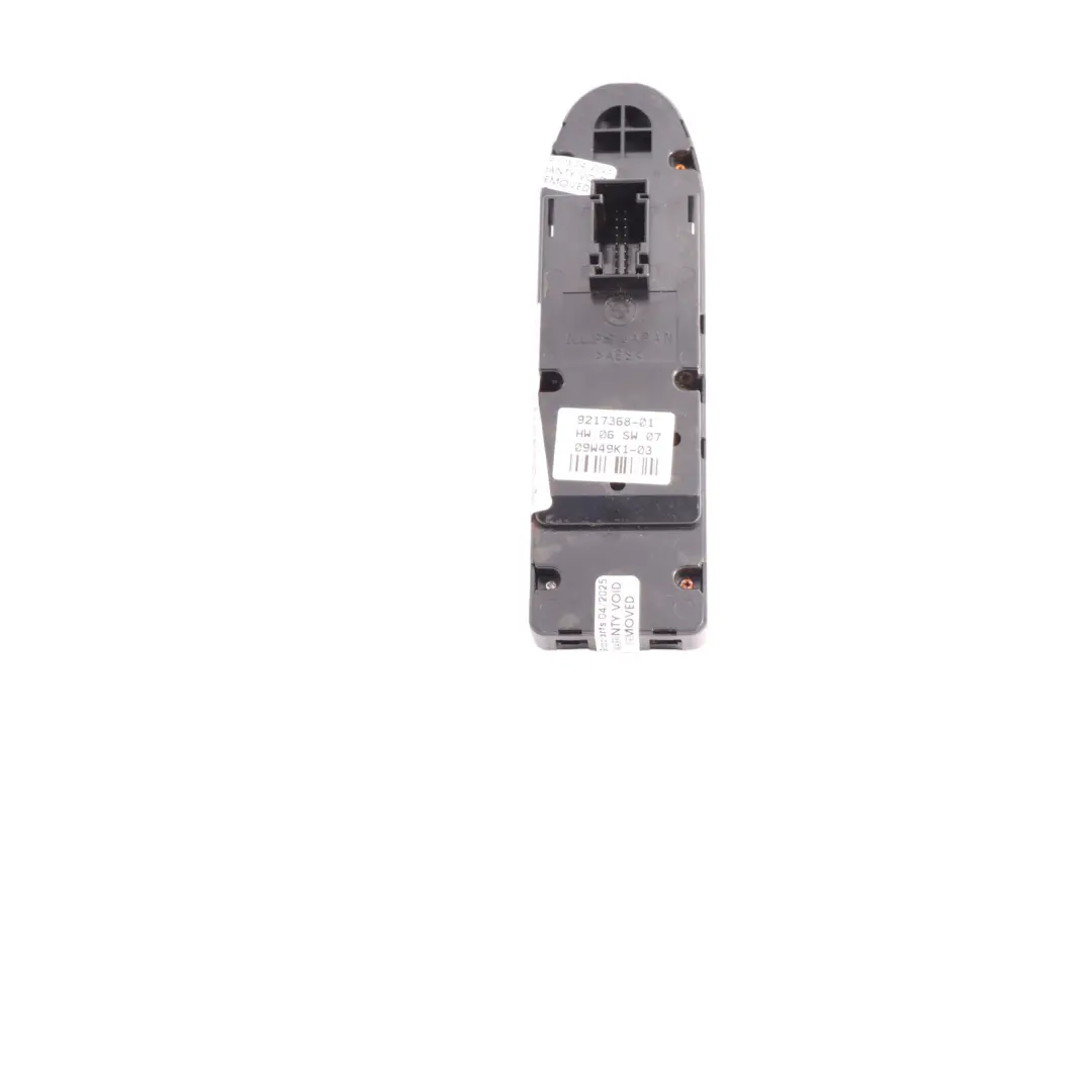 Window Lifter Switch BMW E93 E89 Driver's Side 9217368 