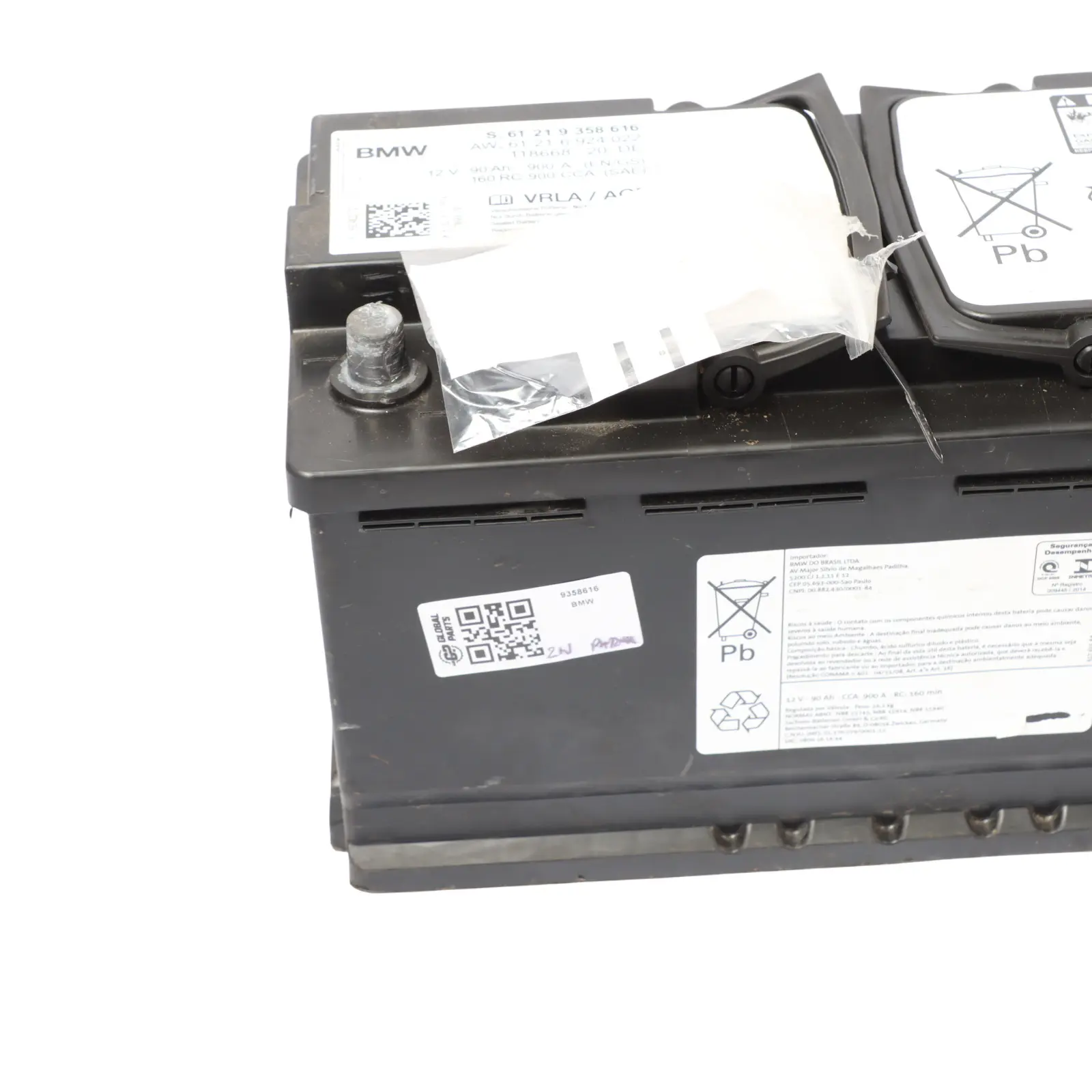 BMW Varta VRLA / AGM 12V Accumulator Battery 90Ah 900A 9358616