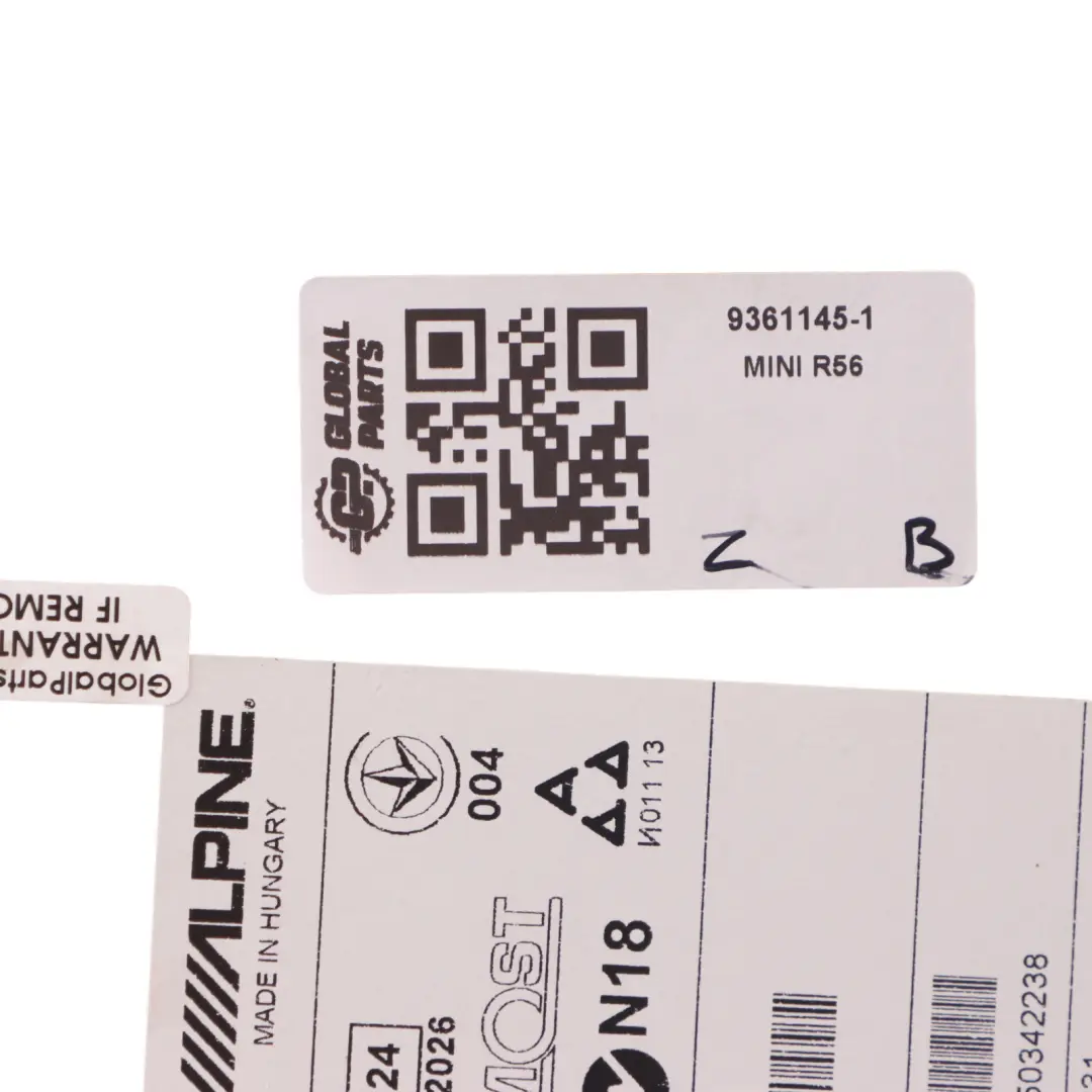 Mini Cooper One R55 R56 R57 LCI R58 R59 CHAMP 2 Navigation 9361145