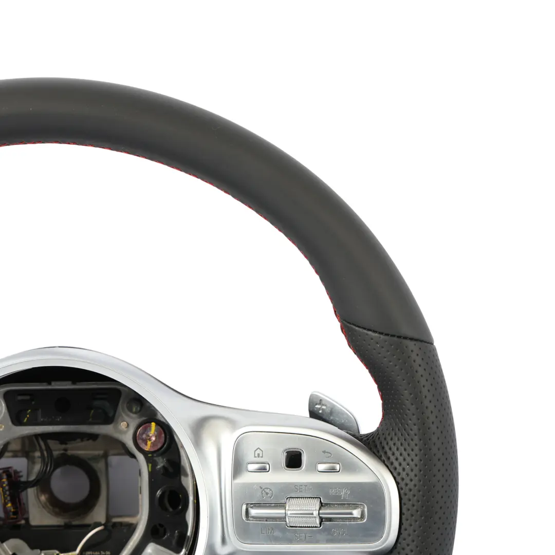 Volant Mercedes W177 W247 NOUVEAU Cuir Noir Avec Palettes Changement Vitesse