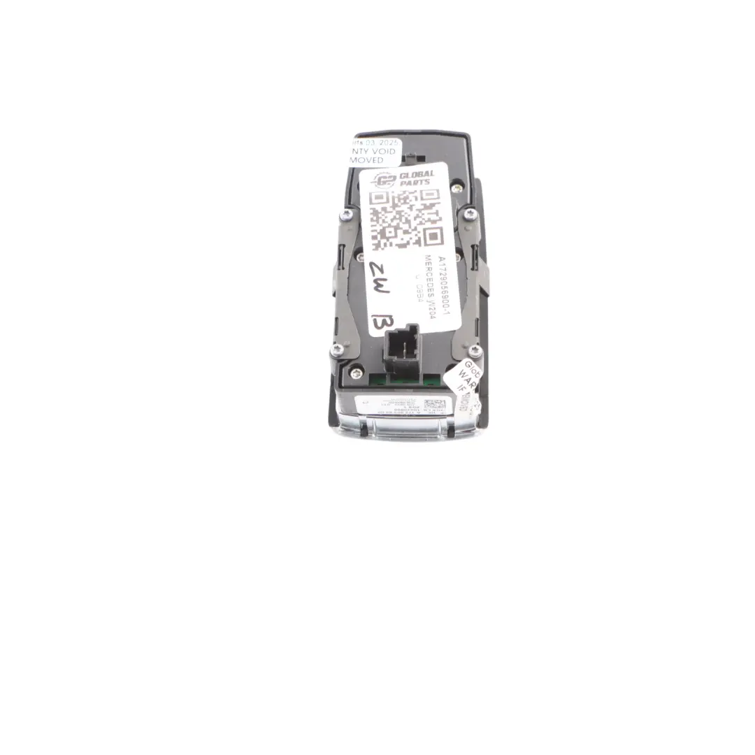 Mercedes W204 Coupe Window Lifter Switch Driver's Side Power Fold A1729056900