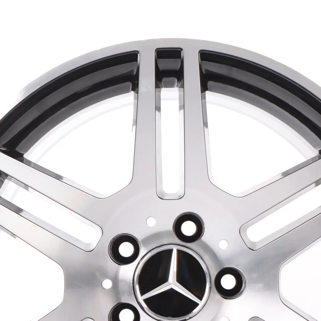 Mercedes W204 AMG Rear Black Alloy Wheel Rim 18" 8,5J ET:54 A2044014202