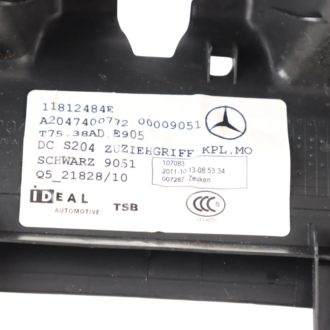 Mercedes S204 Boot Trunk Handle Rear Door Tailgate Trim Panel Estate A2047400772