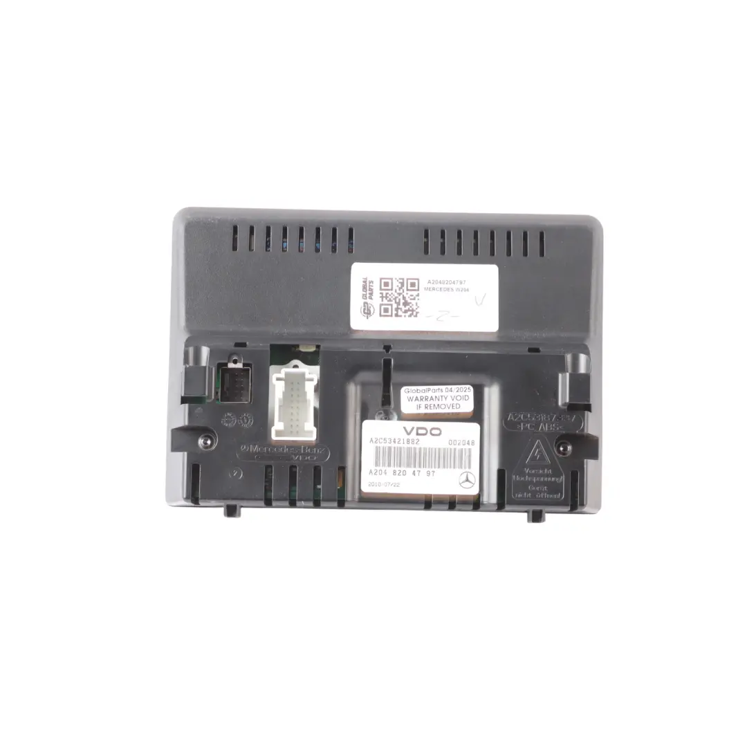 Mercedes W204 Multifunction Display LCD Screen GPS Navi Unit A2048204797