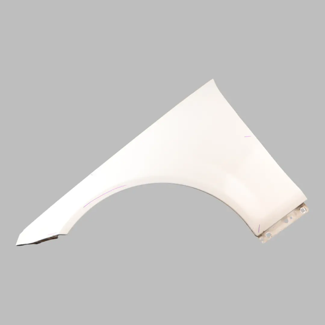 Side Panel Mercedes W204 Wing Fender Front Left N/S Calcite White - 650 