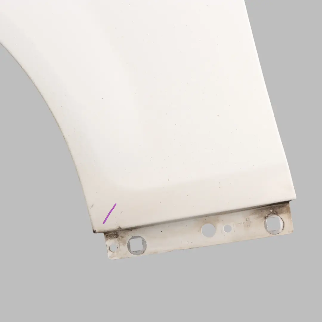 Side Panel Mercedes W204 Wing Fender Front Left N/S Calcite White - 650 