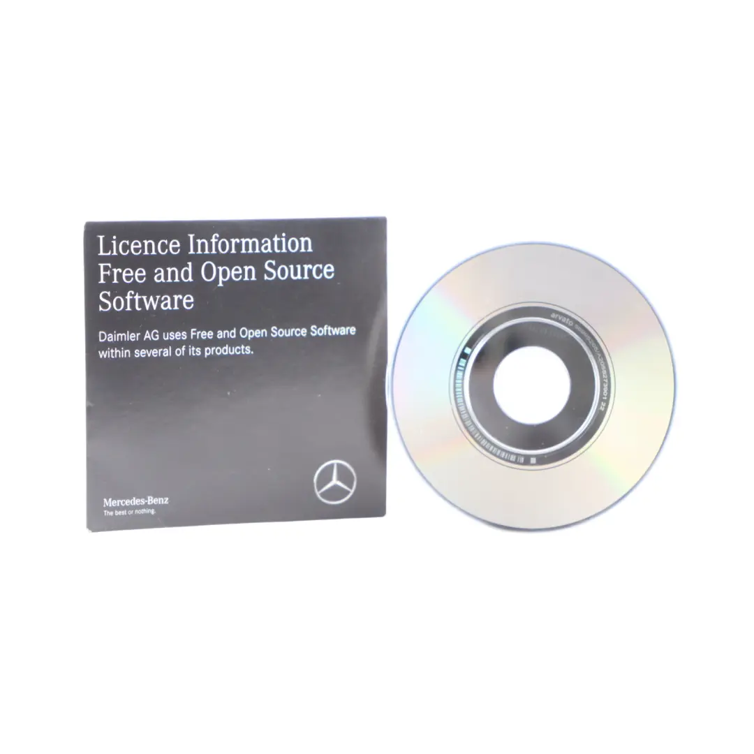 CD Disc Mercedes W205 Licence Information Free Open Source Software A2058273901
