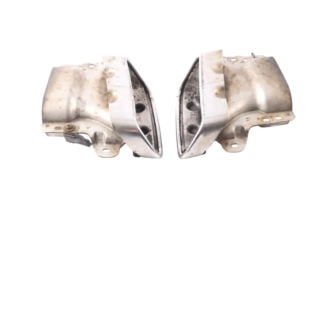 Mercedes W221 AMG Rear Exhaust Muffler Pipe Tip Chrome Left Right N/O/S Set