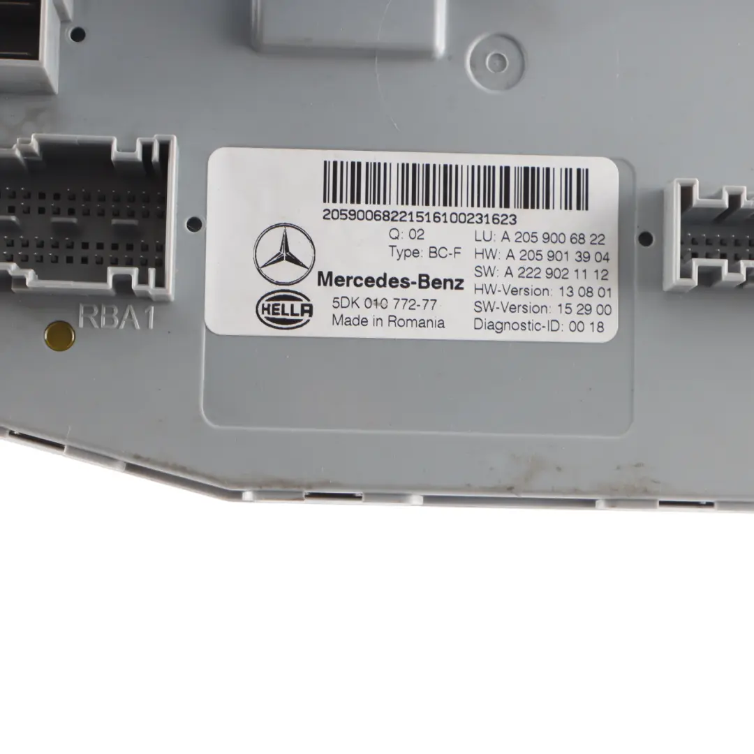 Mercedes W205 C200d 626.951 170HP Engine Unit ECU Kit A6269000000 Key + Ignition