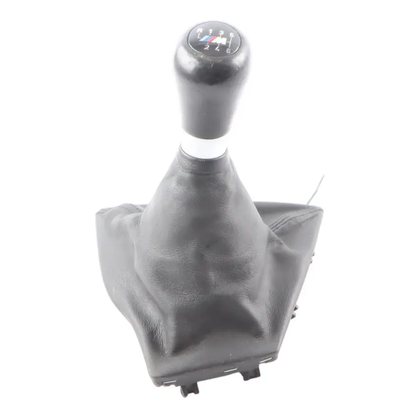 Gear Shift Knob BMW F30 F31 M Sport Selector Cover Leather Black 6-speed 2284556