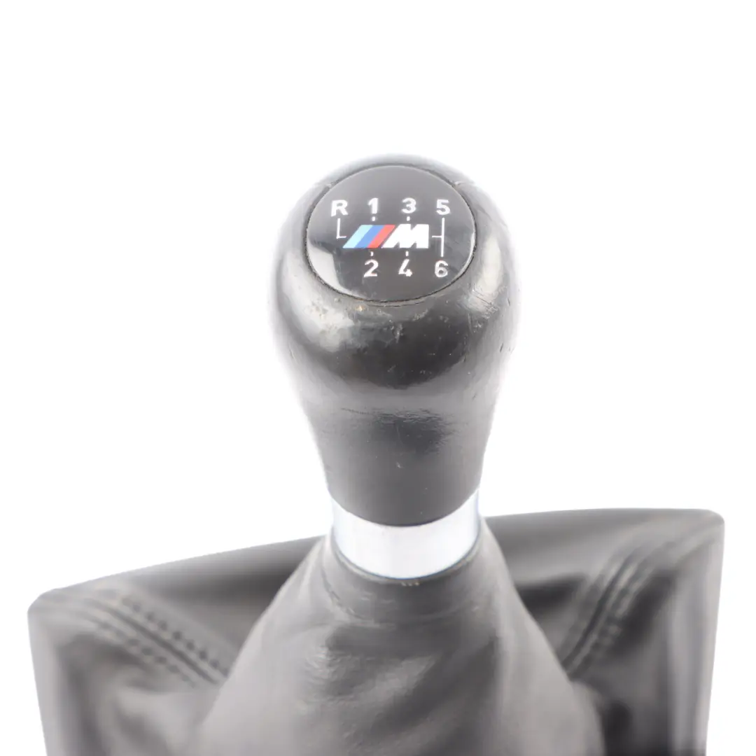 Gear Shift Knob BMW F30 F31 M Sport Selector Cover Leather Black 6-speed 2284556