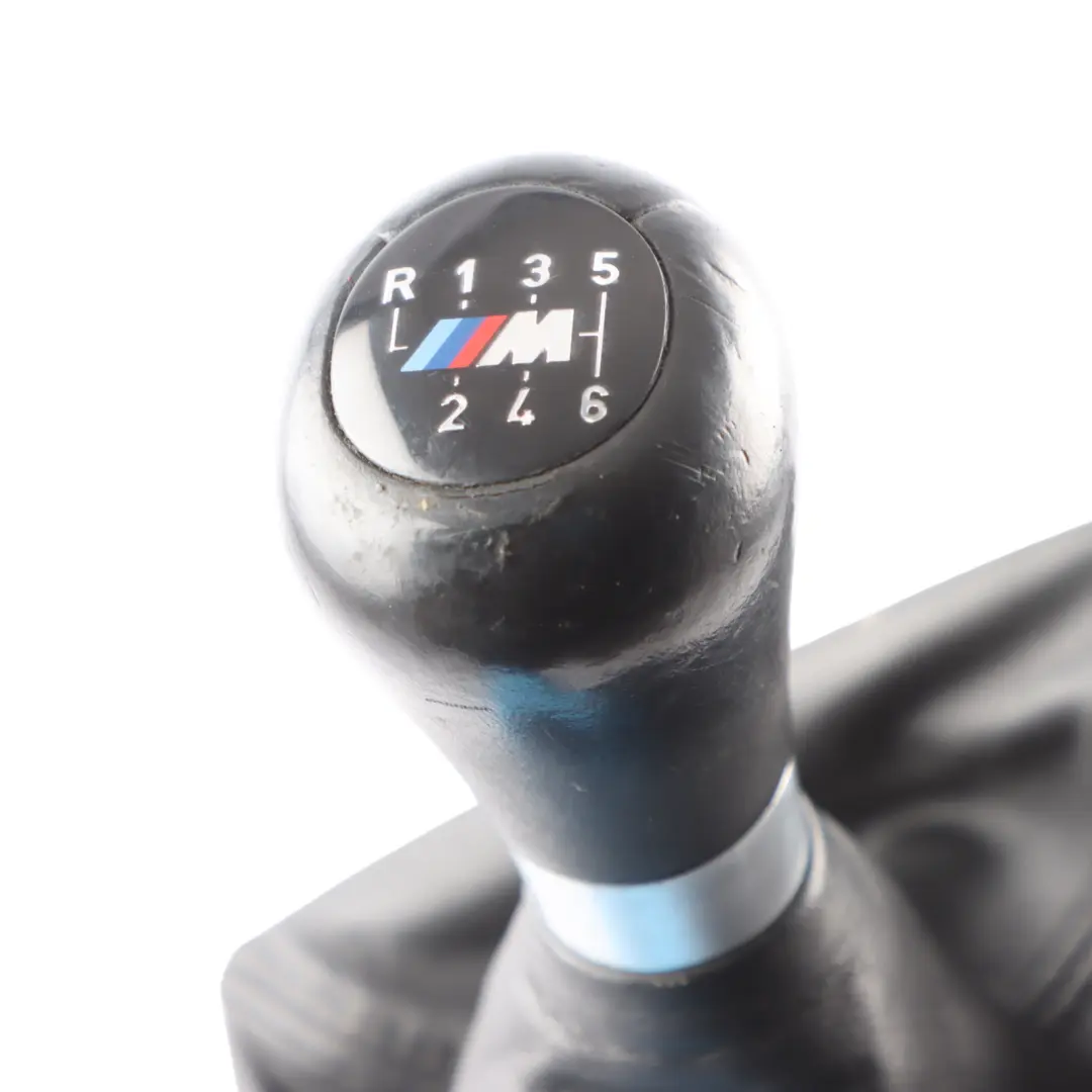 Gear Shift Knob BMW F30 F31 M Sport Selector Cover Leather Black 6-speed 2284556