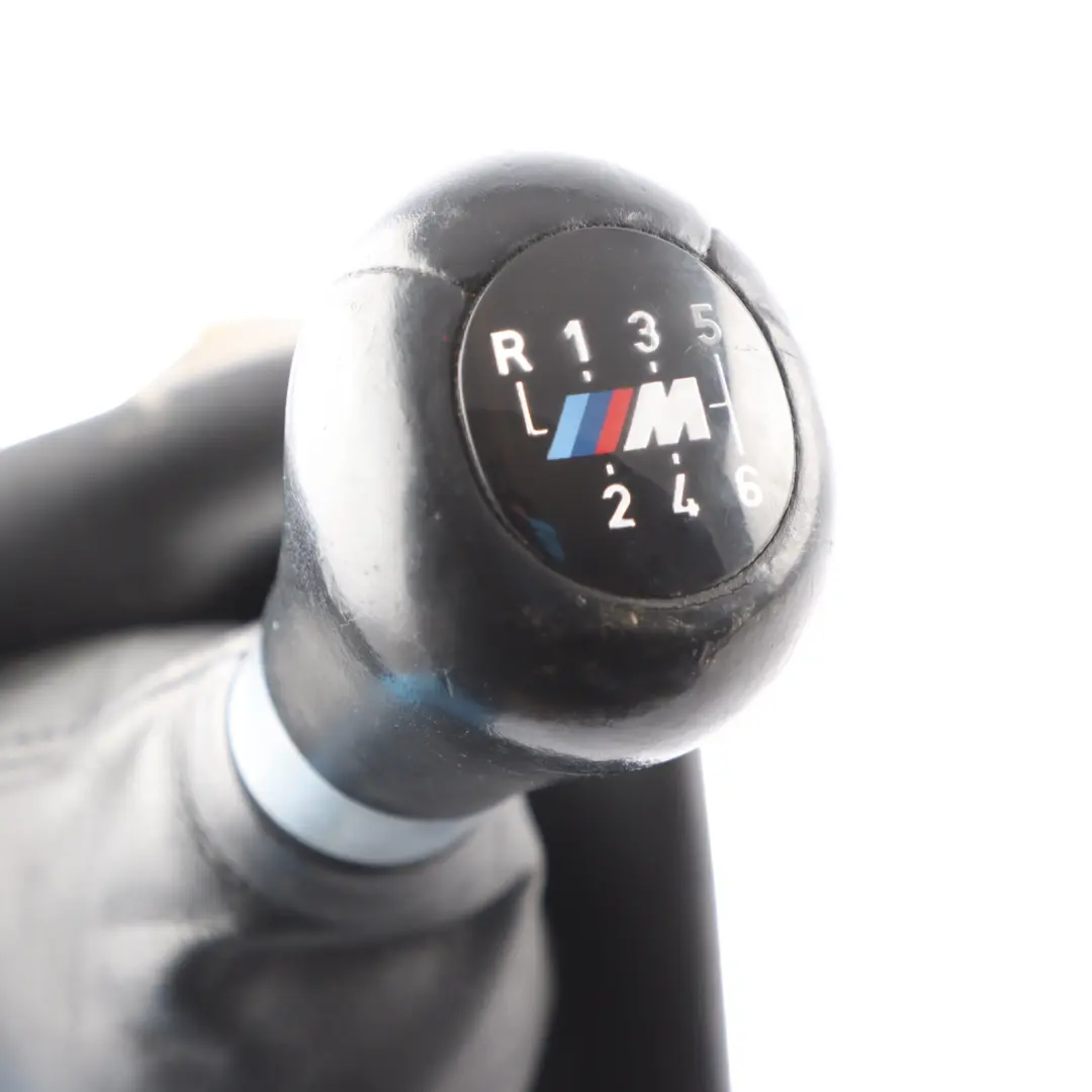 Gear Shift Knob BMW F30 F31 M Sport Selector Cover Leather Black 6-speed 2284556