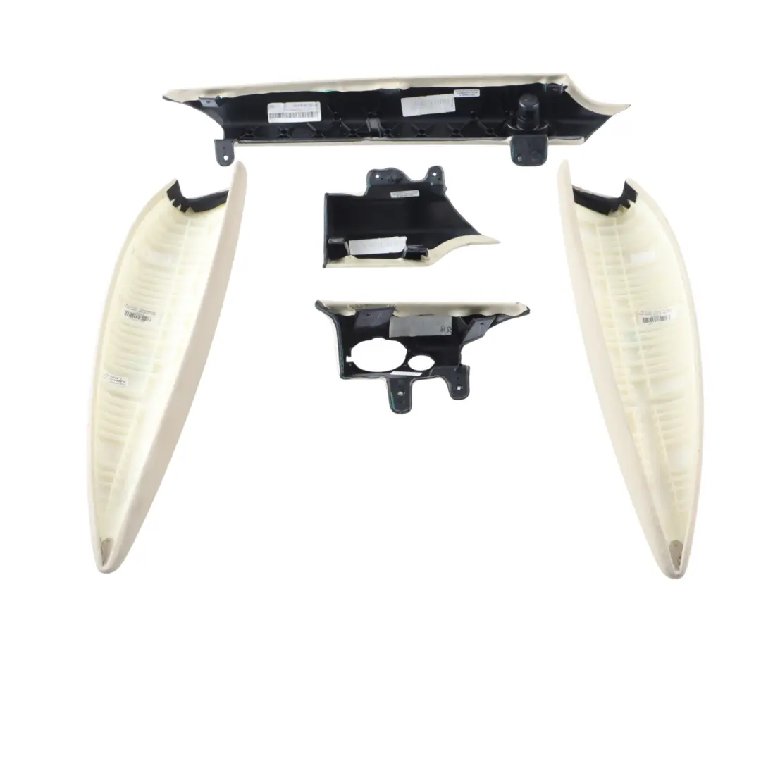 Mini Cooper R56 R57 Dashboard Dash Lower Trim Cover Set Kit Cream White