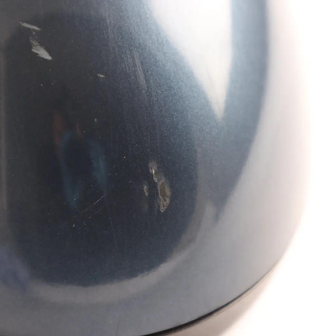 Mini R55 R56 Left Heated Door Wing Mirror N/S Wide Angle Horizon Blue A93