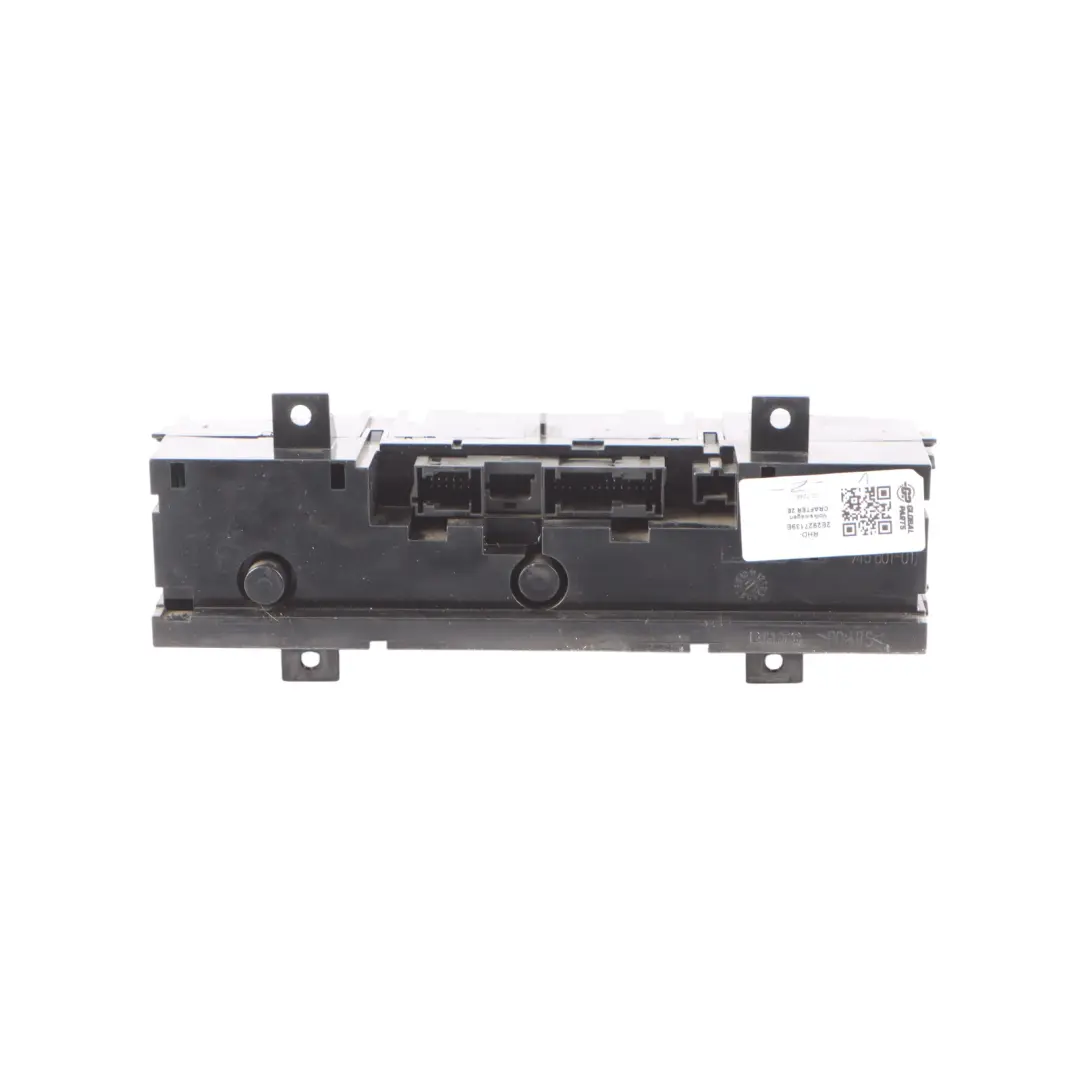 Heater Climate Control Panel Switch Volkswagen Crafter 2E - SKU RHD-2E2927139E - Part number 2E2927139E