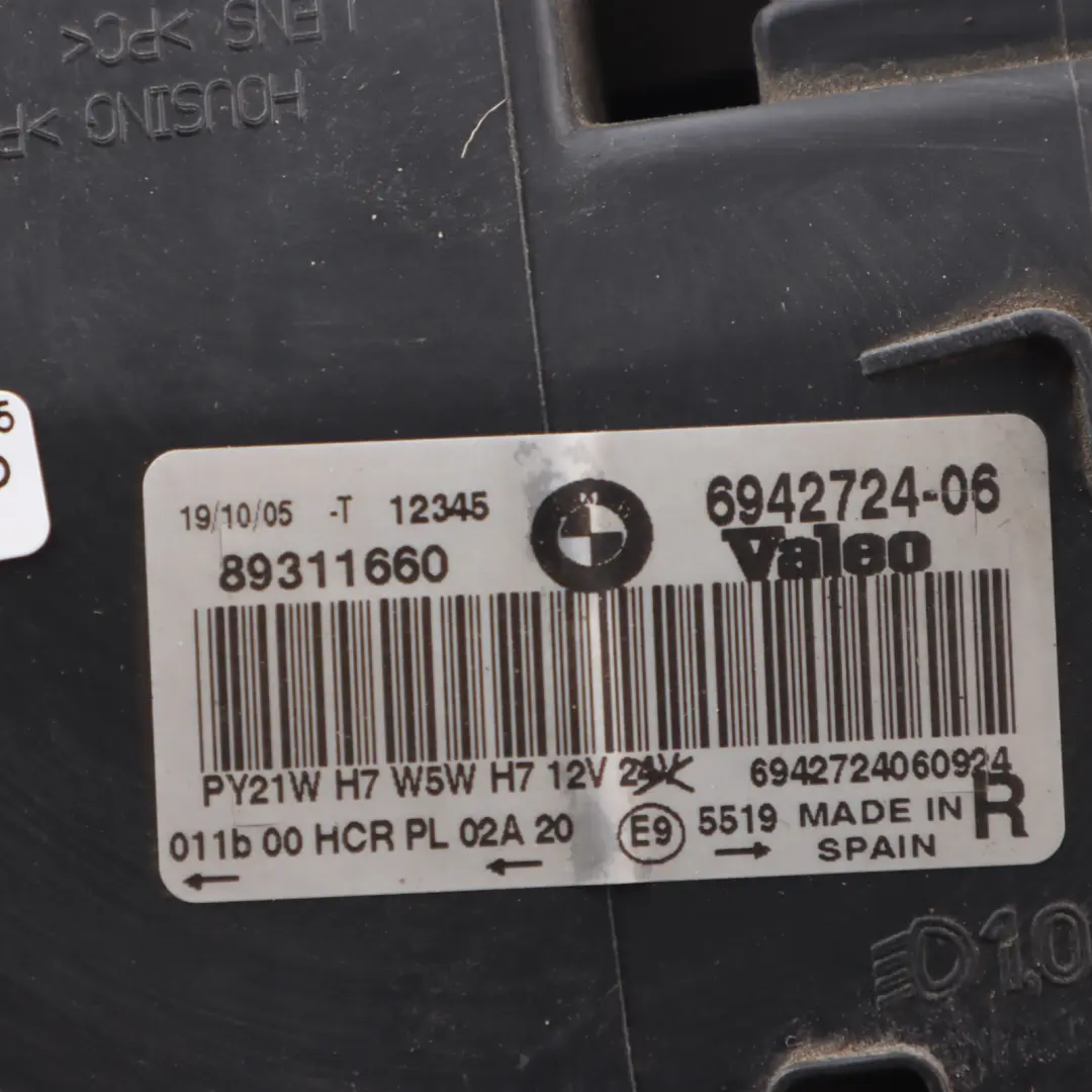 BMW 3 Series E90 E91 Headlight Lamp Right Driver Side O/S 6942724