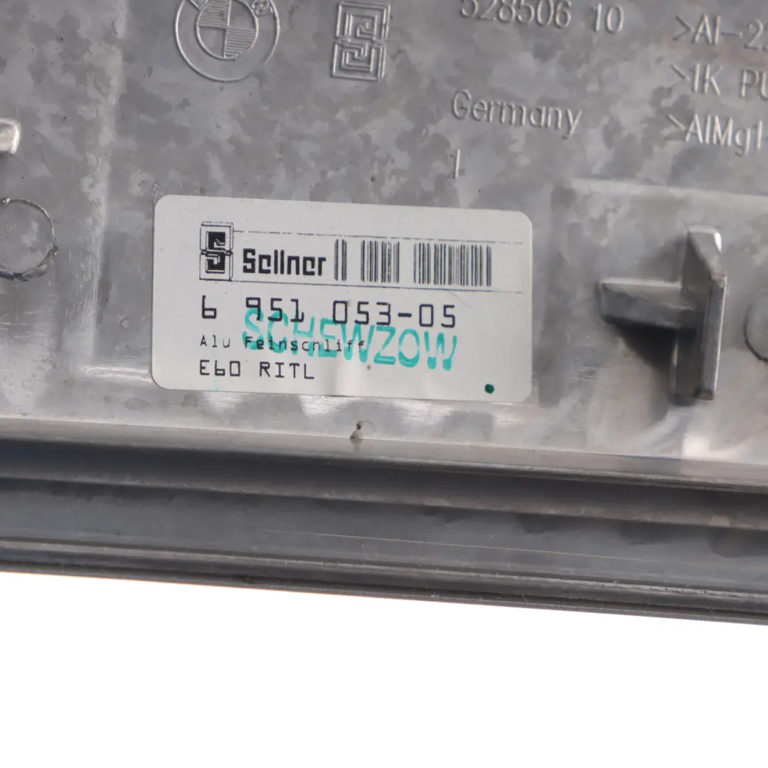 BMW 5 Series 1 E60 E61 LCI Decorative Dashboard Strip Left N/S Alu Feinschliff