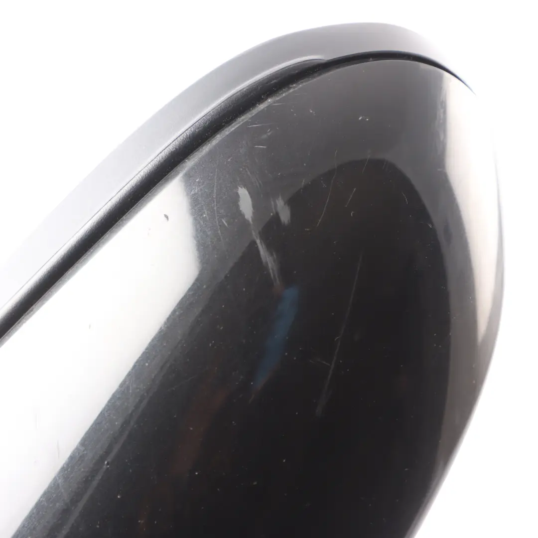 BMW 1 Series 2 E87 Heated Right Wing Mirror O/S High Gloss Black Sapphire 475