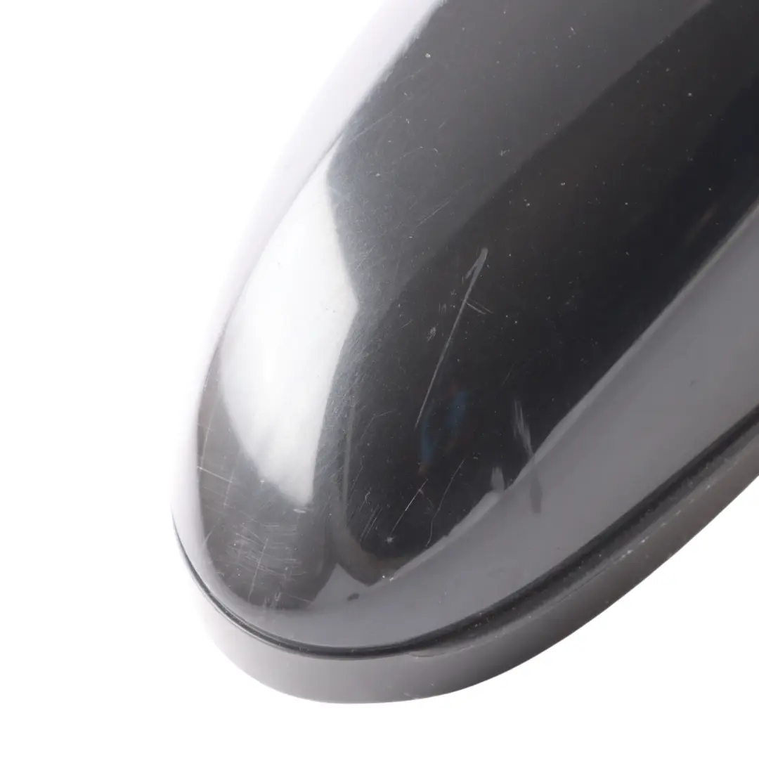BMW 1 Series 2 E87 Heated Right Wing Mirror O/S High Gloss Black Sapphire 475