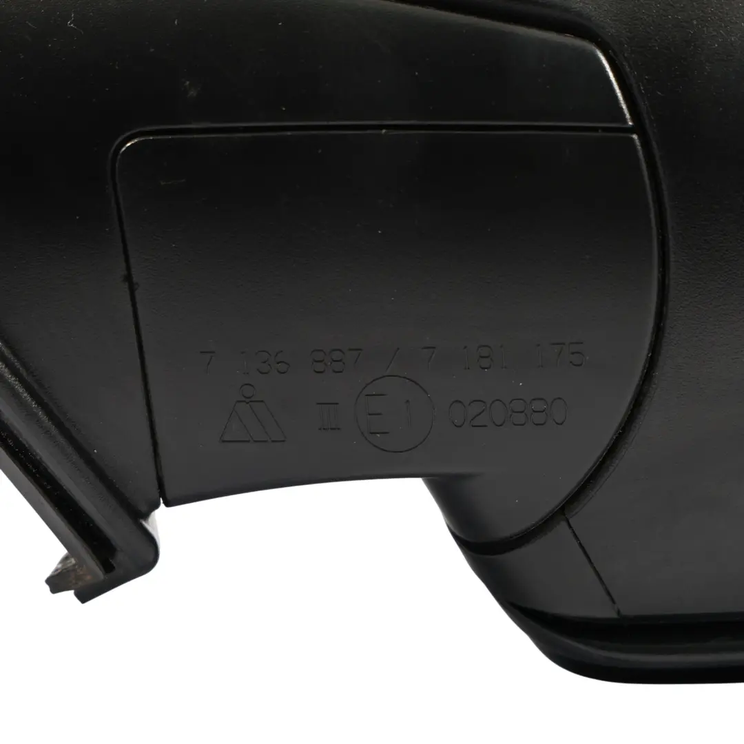 BMW E71 Auto Dip Power Fold Left Wing Mirror N/S Titansilber Silver 354 7282781