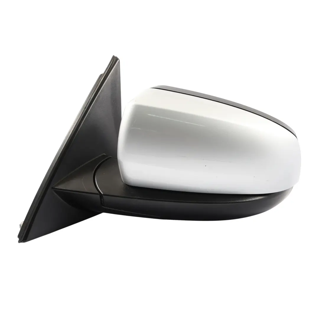 BMW E71 Auto Dip Power Fold Left Wing Mirror N/S Titansilber Silver 354 7282781