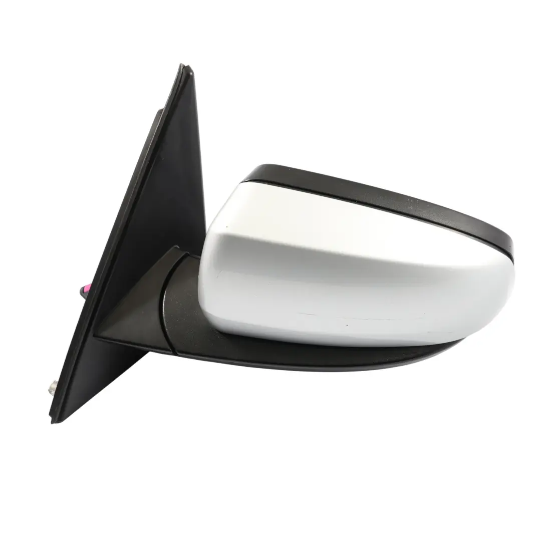 BMW E71 Auto Dip Power Fold Left Wing Mirror N/S Titansilber Silver 354 7282781