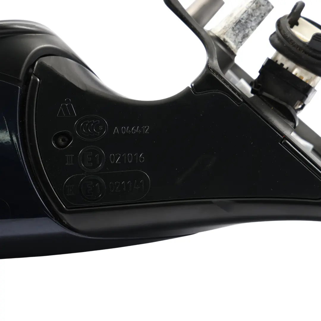 Wing Mirror Door BMW F10 F11 Heated Left N/S Outside Imperial Blue - A89 7322481