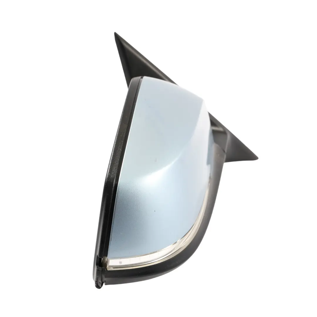 Wing Mirror BMW F30 F31 Door Heated 6 Pin Right O/S Liquid Blue Metallic - B40