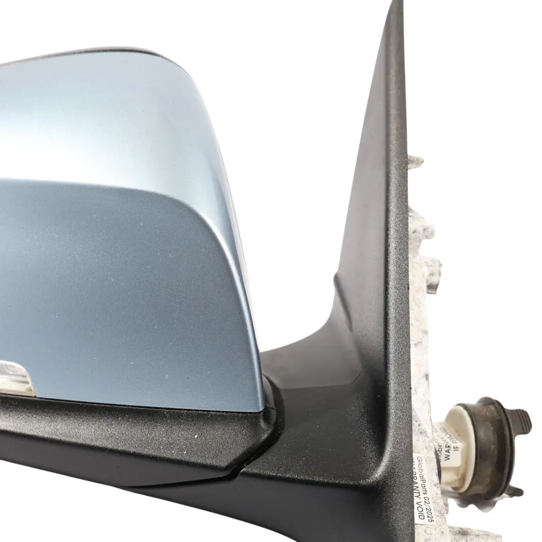 Wing Mirror BMW F30 F31 Door Heated 6 Pin Right O/S Liquid Blue Metallic - B40