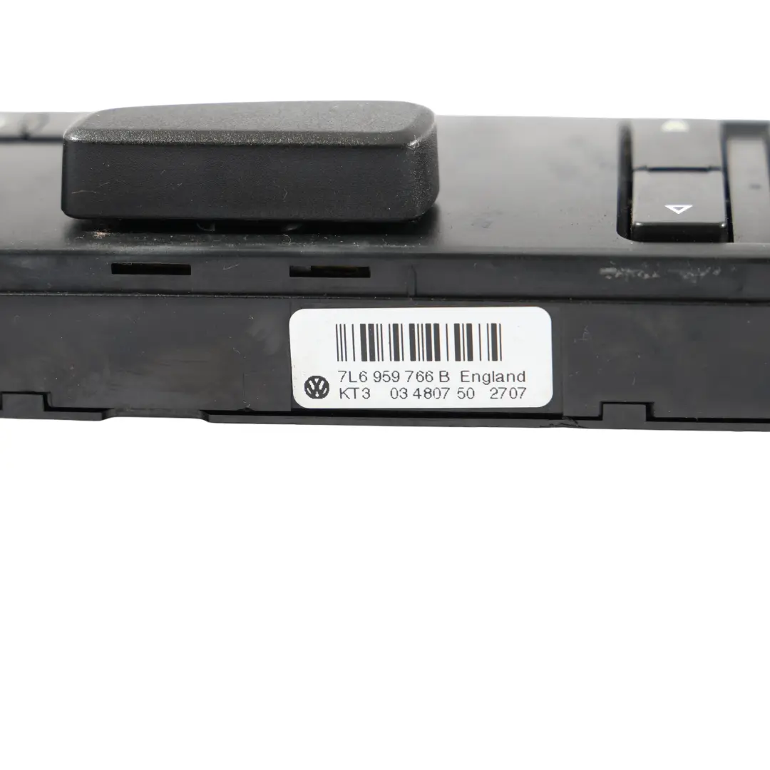 VW Touareg 7L Front Seat Regulator Adjuster Switch Panel Right O/S 7L6959766B