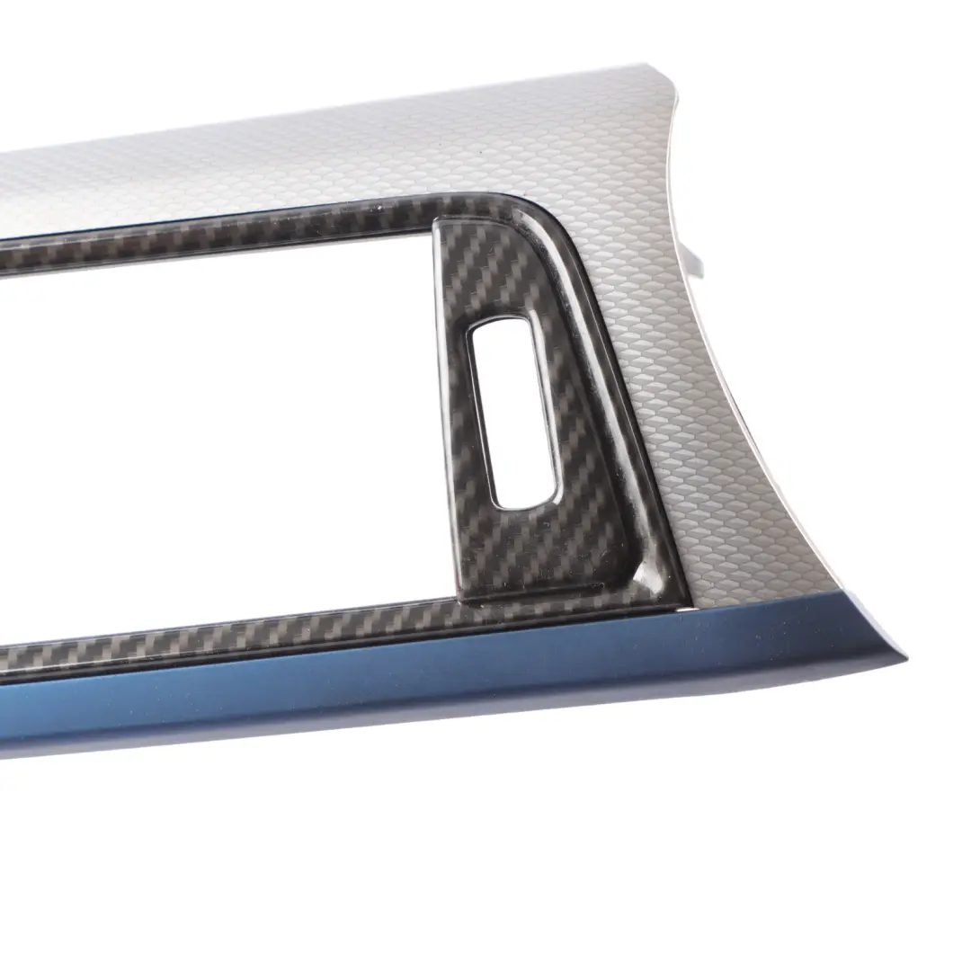 BMW F30 Dashboard Panel Cover Hexagonal Alu Matt Passenger Side 8054952 