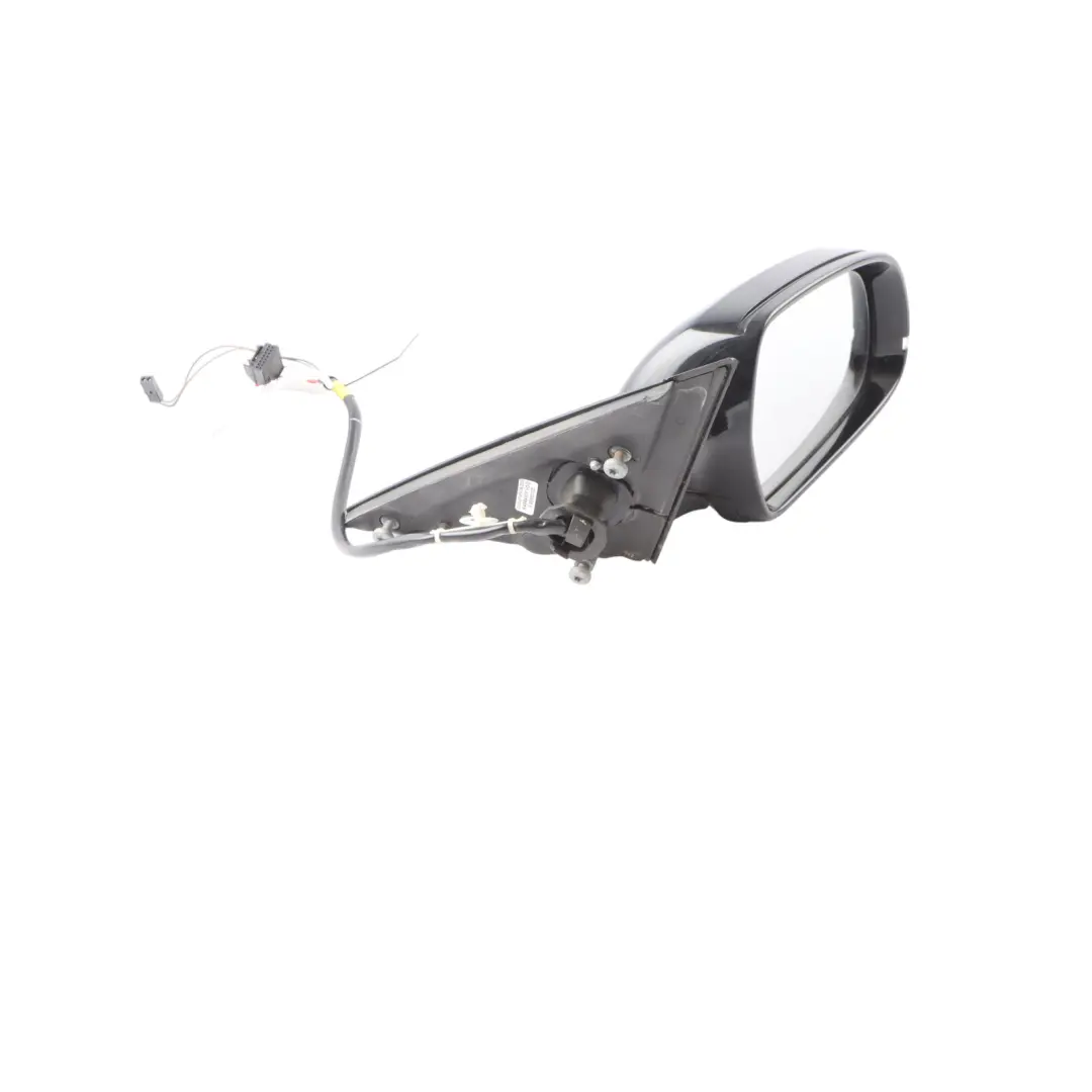 Audi A4 B8 Door Side Electric Mirror Right O/S Black Brilliant Metallic - Y9B