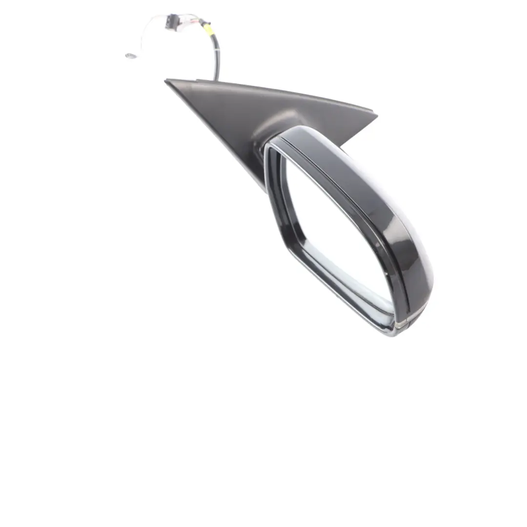 Audi A4 B8 Door Side Electric Mirror Right O/S Black Brilliant Metallic - Y9B