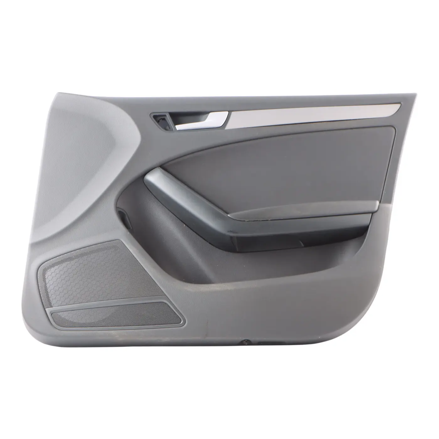 Audi A4 B8 Door Card Front Right O/S Lining Trim Panel Leather 8K2867104BC Black