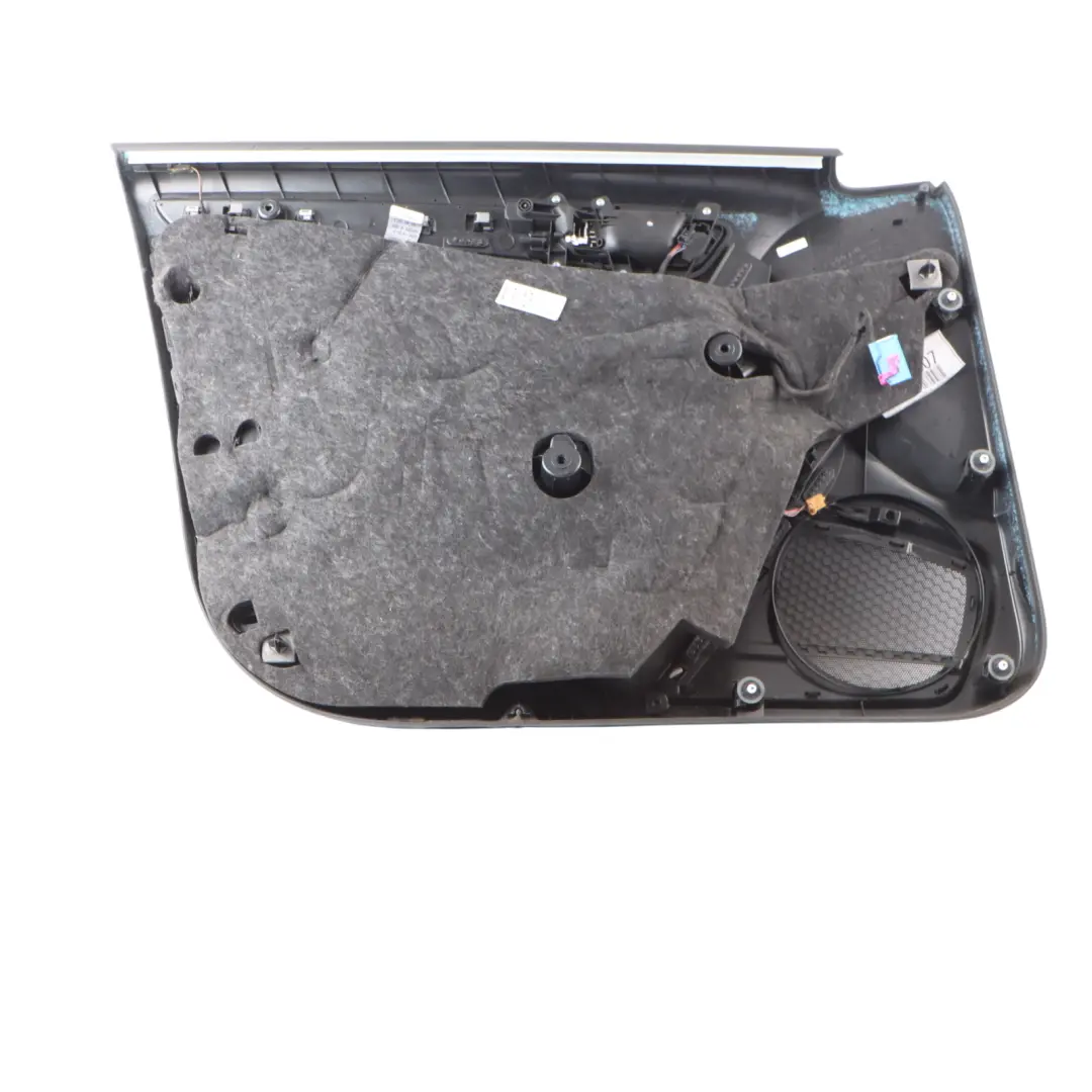 Audi A4 B8 Door Card Front Right O/S Lining Trim Panel Leather 8K2867104BC Black