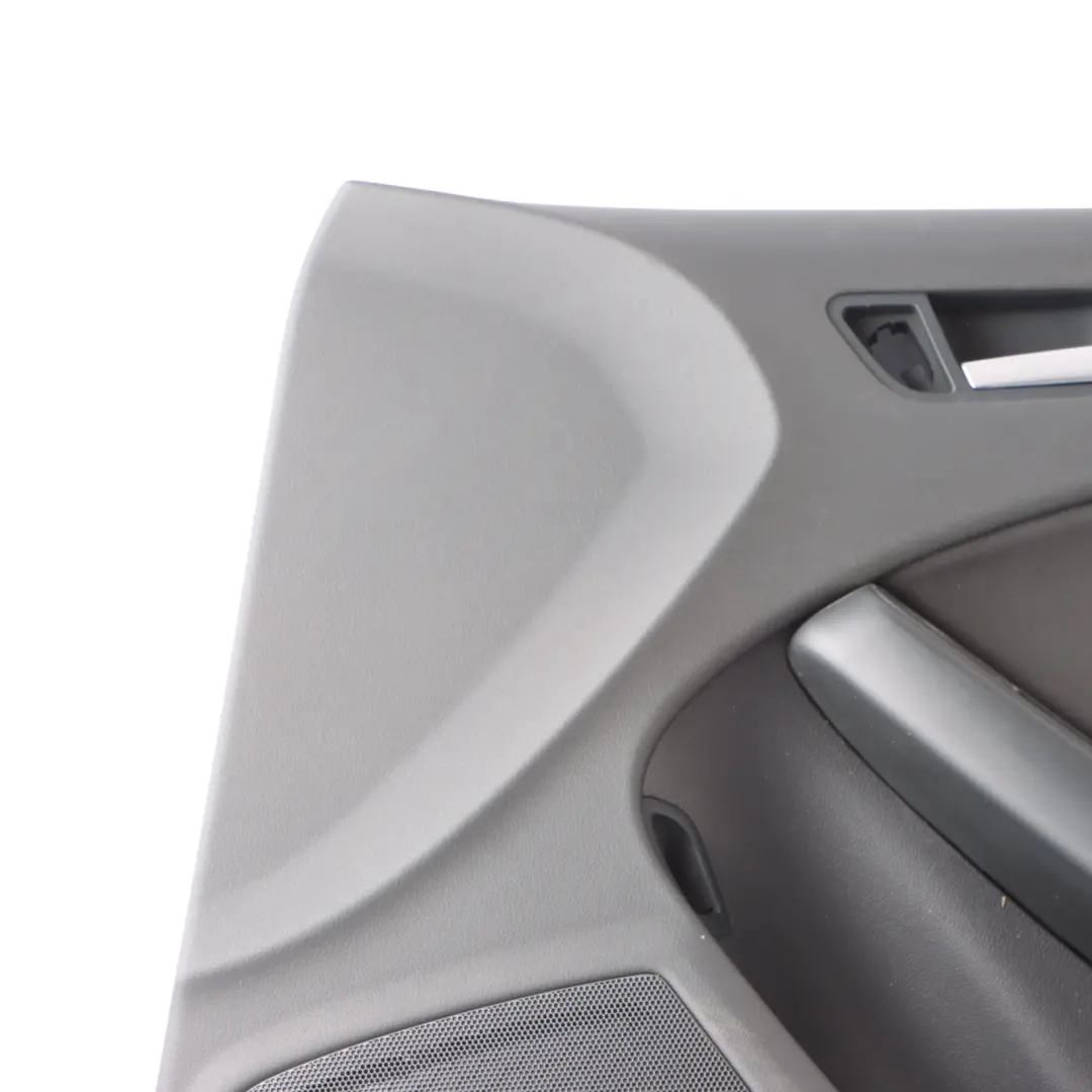 Audi A4 B8 Door Card Front Right O/S Lining Trim Panel Leather 8K2867104BC Black