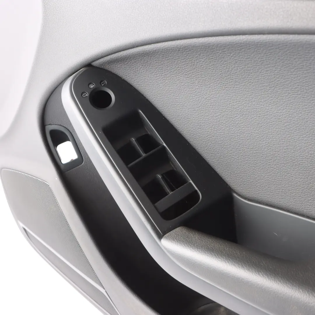 Audi A4 B8 Door Card Front Right O/S Lining Trim Panel Leather 8K2867104BC Black
