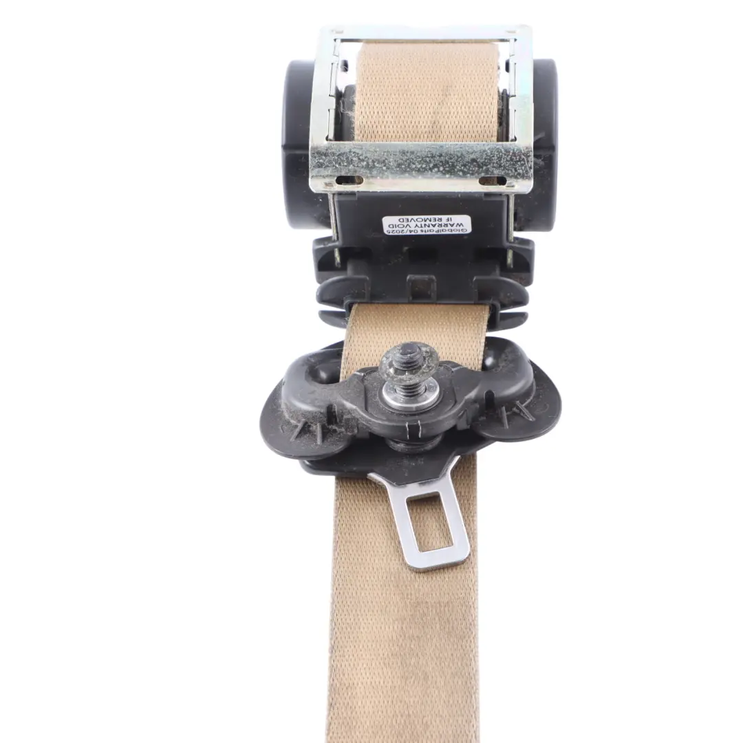 BMW E60 E61 Tensioner Seatbelt Buckle Beige Front Right O/S 9117238