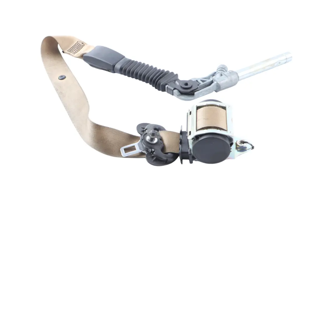 BMW E60 E61 Tensioner Seatbelt Buckle Beige Front Right O/S 9117238