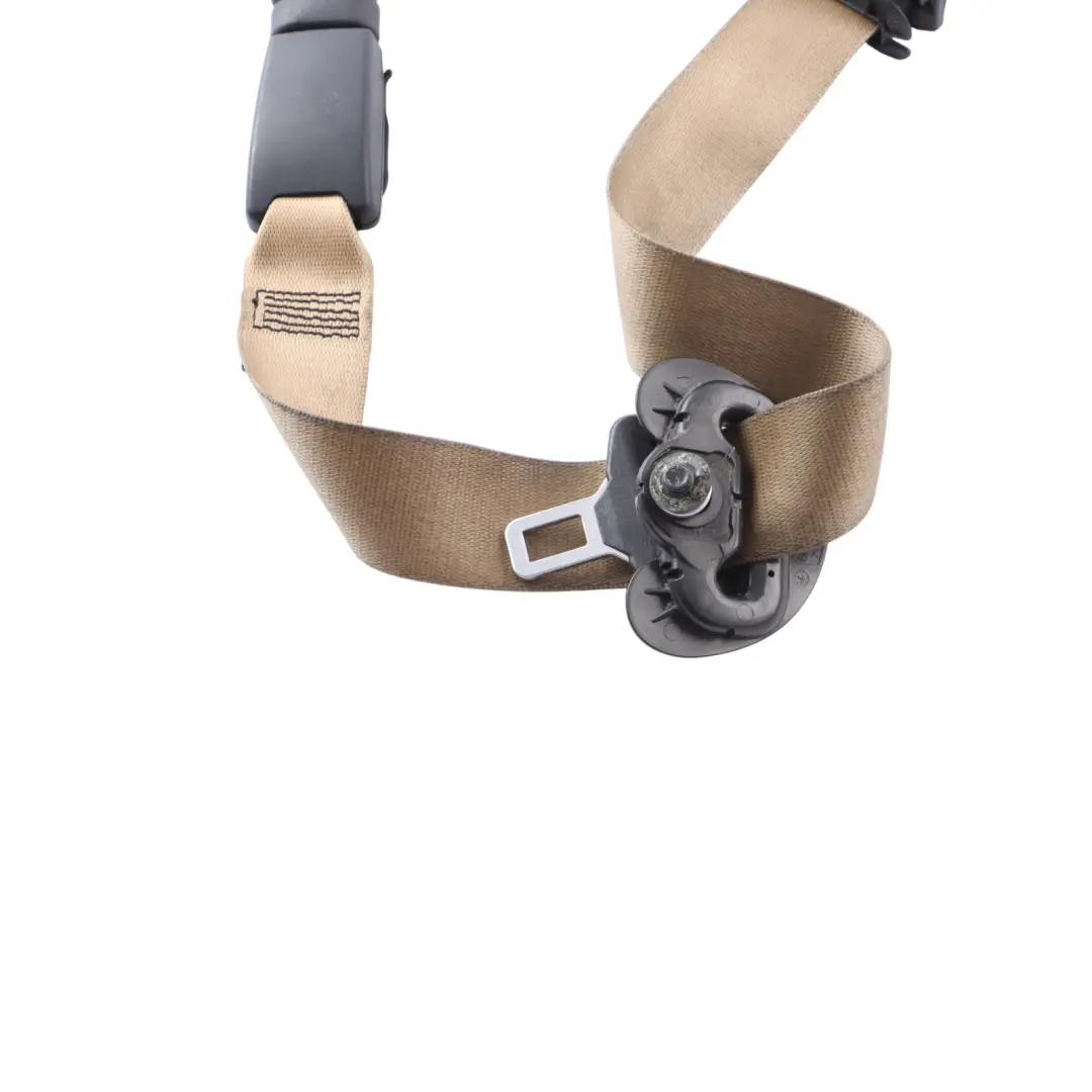 BMW E60 E61 Tensioner Seatbelt Buckle Beige Front Right O/S 9117238