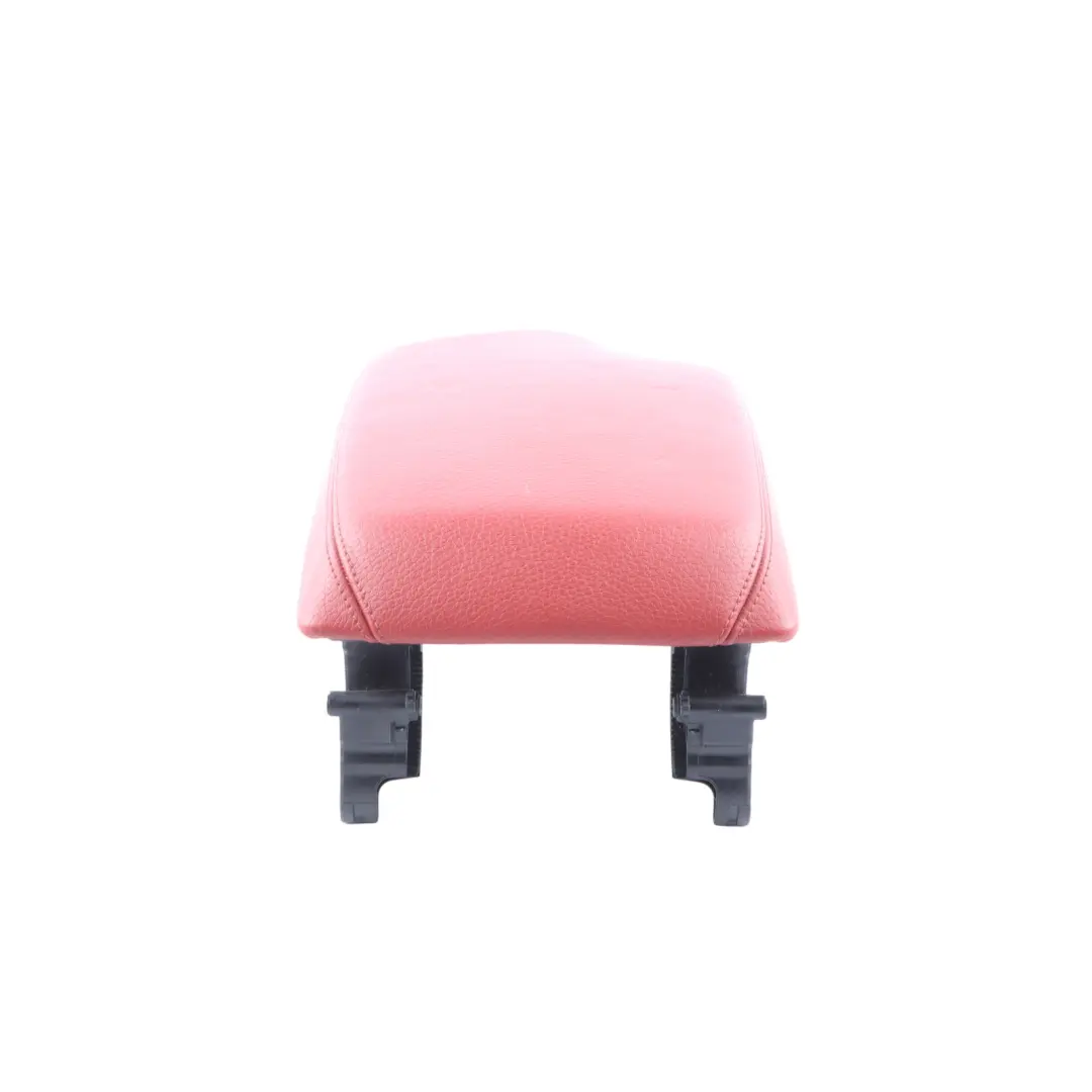 Leather Cover Centre Console Armrest Coral Red BMW F30 F31 F32 F33 - SKU rhd-9285139-1 - Part number 9285139