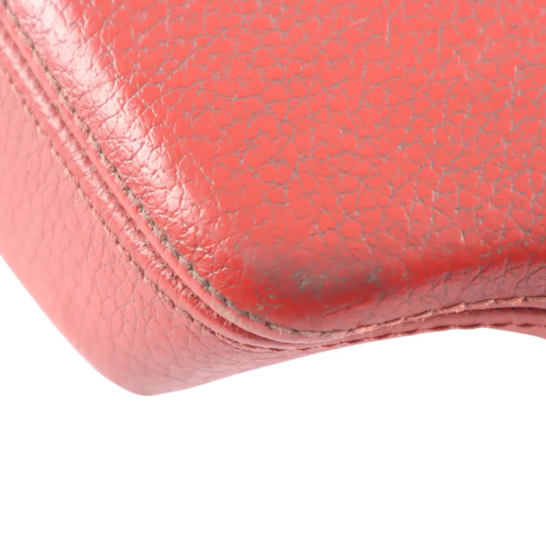 Leather Cover Centre Console Armrest Coral Red BMW F30 F31 F32 F33 - SKU rhd-9285139-1 - Part number 9285139