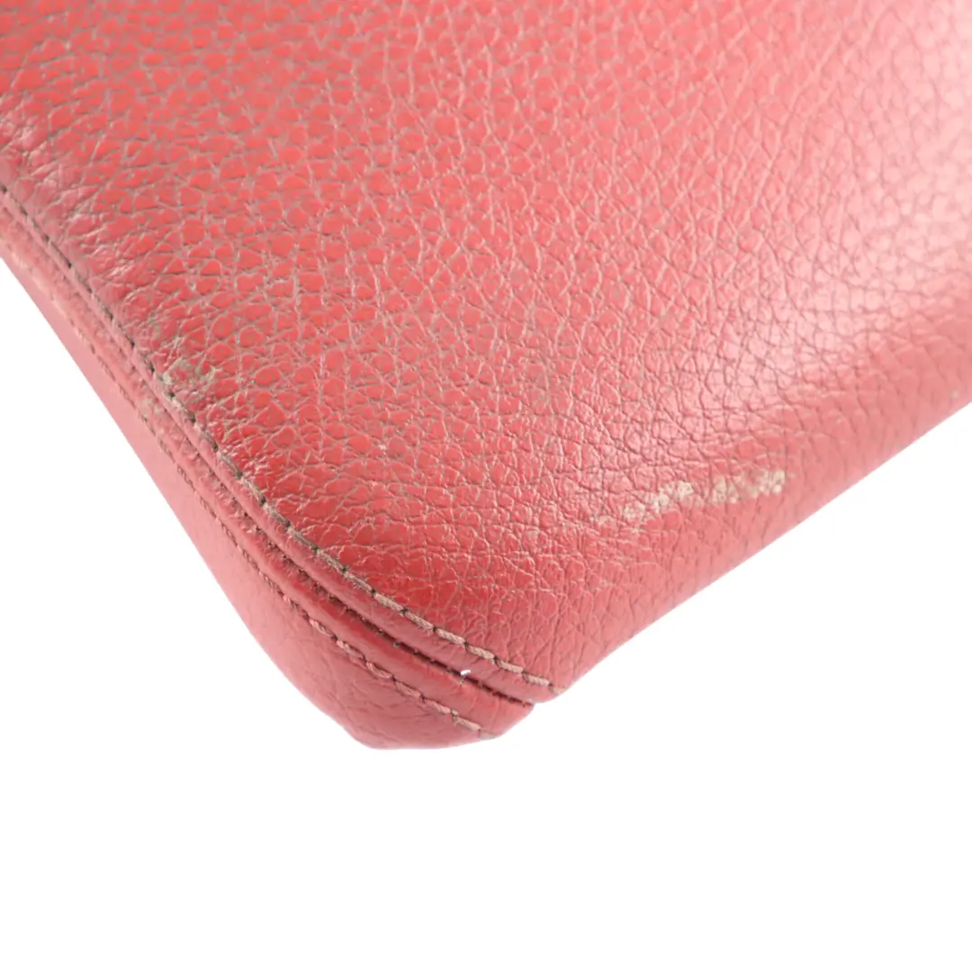 Leather Cover Centre Console Armrest Coral Red BMW F30 F31 F32 F33 - SKU rhd-9285139-1 - Part number 9285139