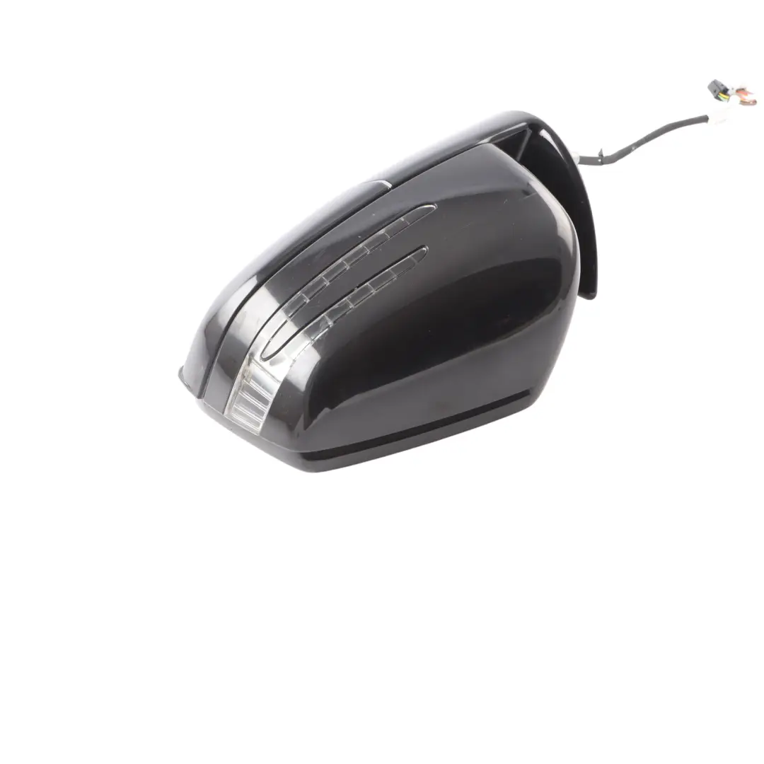 Mercedes W164 Wing Mirror Electric Outside Door Left N/S Obsidian Black - 197 