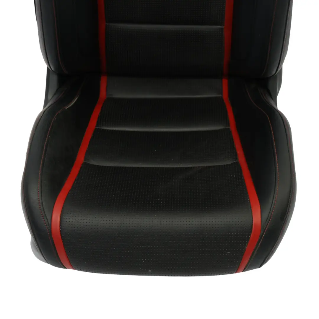 Front Seat Mercedes C117 W176 Right O/S AMG Leather Black Red Heated Memory