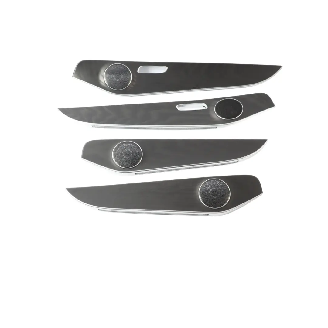 Mercedes GLC X253 Centre Console Door Card Trim Cover Set Black Ash Wood