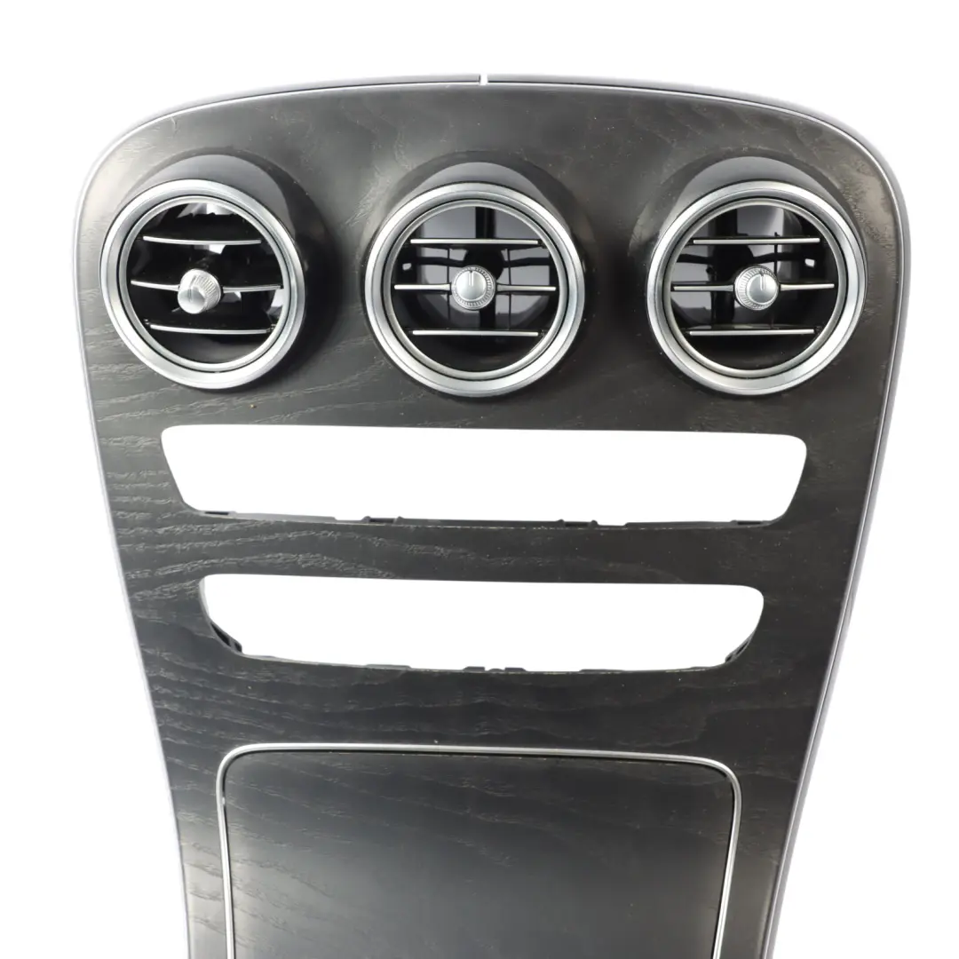 Mercedes GLC X253 Centre Console Door Card Trim Cover Set Black Ash Wood