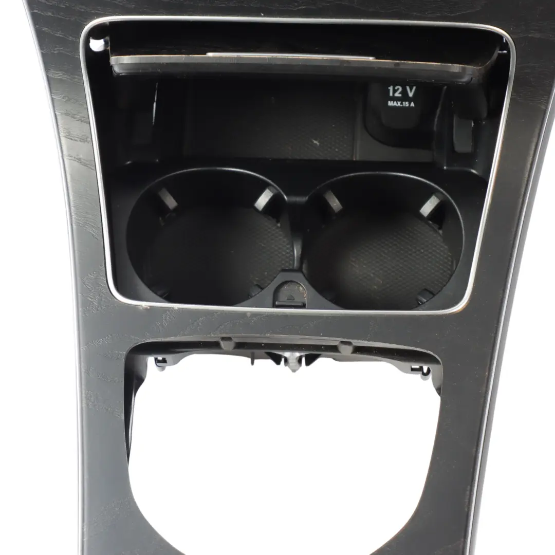 Mercedes GLC X253 Centre Console Door Card Trim Cover Set Black Ash Wood