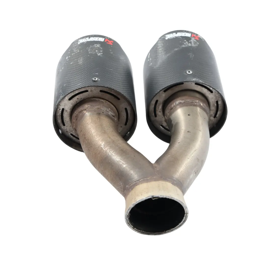 Audi S4 B8 Auspuffspitzen Akrapovic Endschalldämpfer Rohre Satz TP-CT/10